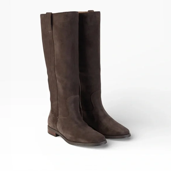 Blondo Waterproof Deacon Suede Knee High Boots Chocolate/Gray – Sz 9M